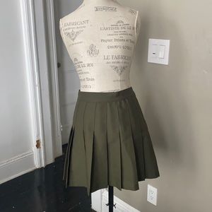 LA Apparel - pleated mini skirt - L